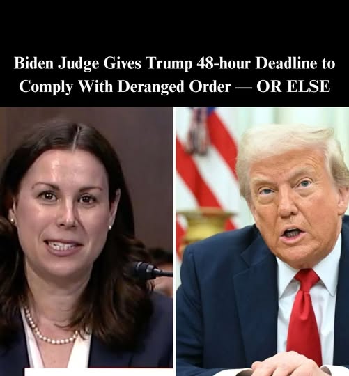 Biden Judge Gives Trump 48-H