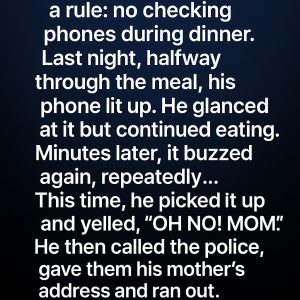 When a Buzzing Phone Brought an