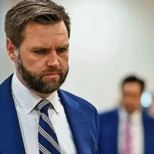 JD Vance with tears in their eyes