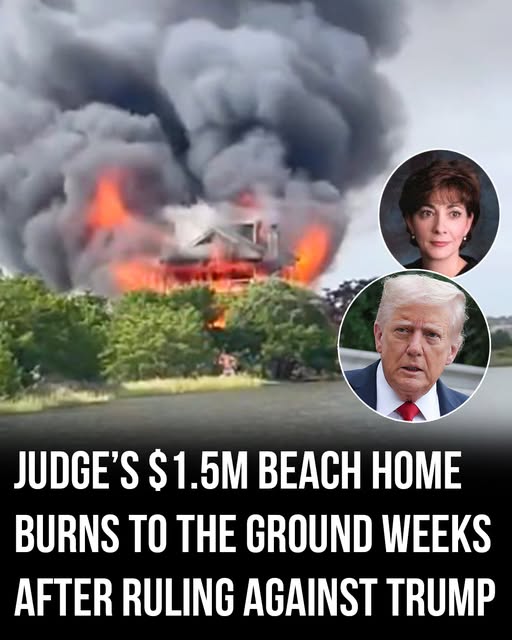 Judge’s $1.5M beach home burns to the ground