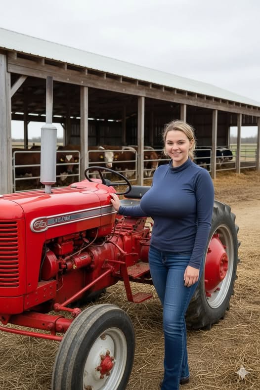 “Hot ride! In a pink summer dress on the