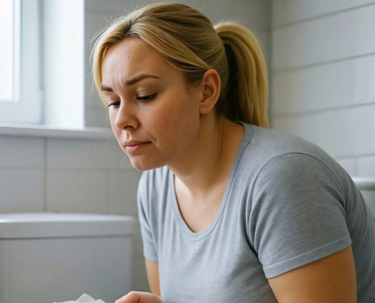 While my husband was not at hom