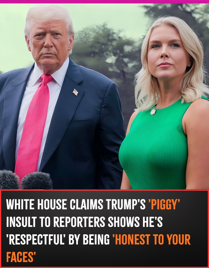 White House claims Trump’s ‘pigg