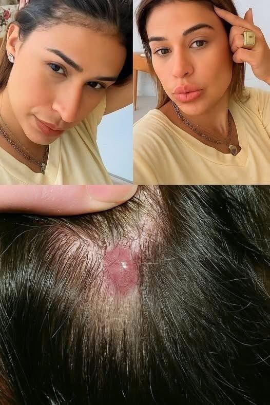 She is taken to the hospital an