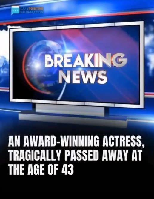 An award-winning actres