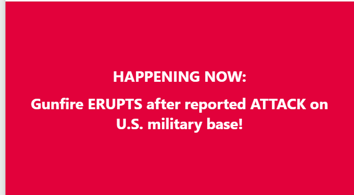 WATCH: Shots Fired As R