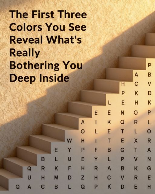 What the First Colors You Notice M
