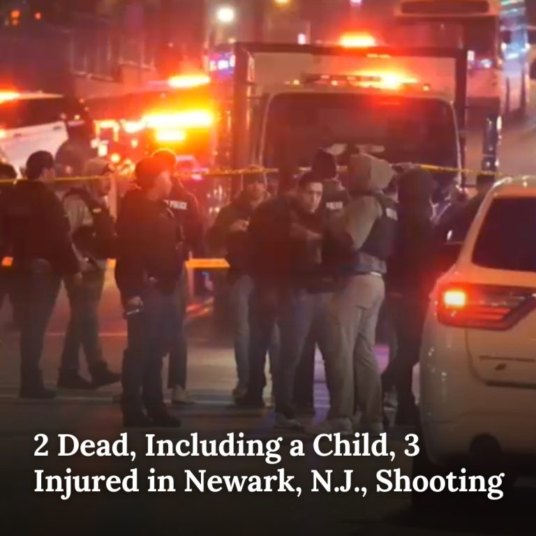 A shooting in Newark, New Jersey,