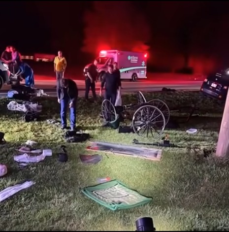 Jeep plows into Amish buggy