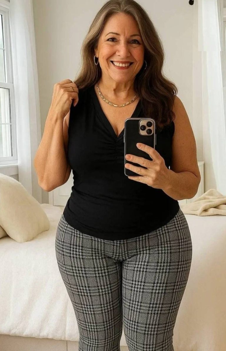 The first time you touch an old woman down