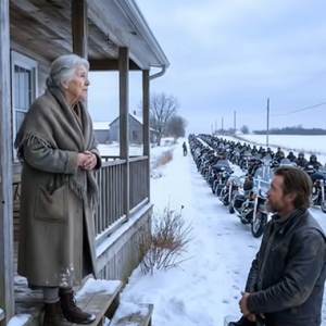 Bikers Return to Thank Elderly Woman