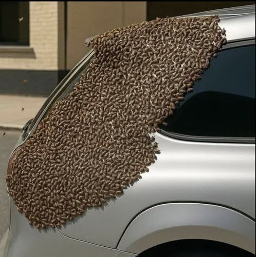 When you see bees like this, don’t be afr