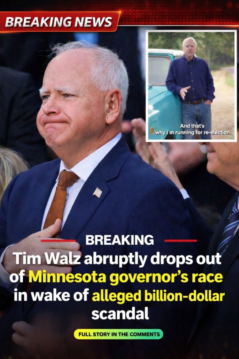 Tim Walz abruptly drops out of Minnes