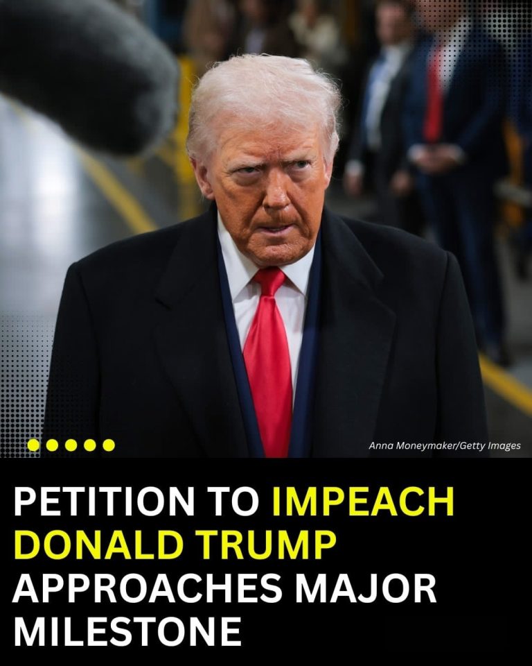 A petition calling for the impeachment