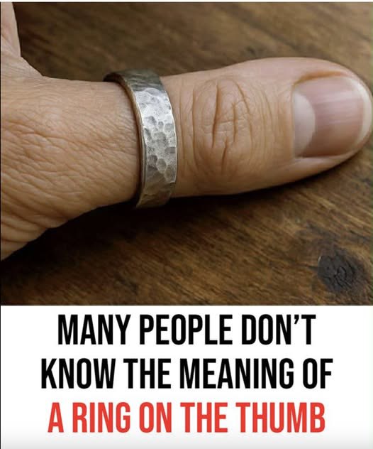 The hidden meaning of thumb rings