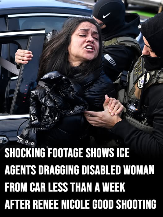 Shocking footage shows ICE agents dragg