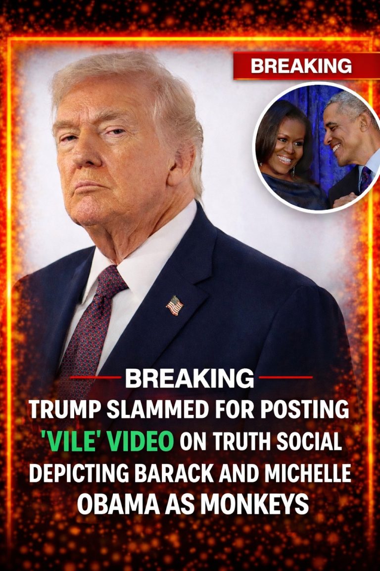 Trump slammed for posting ‘vile’ vid